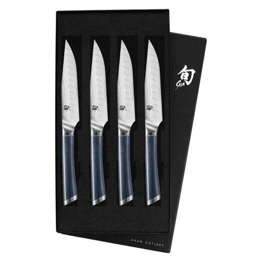 Shun Shiranami 4-Piece Steak Set