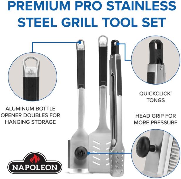 Load image into Gallery viewer, Napoleon Premium Grill 3-Piece Tool Set
