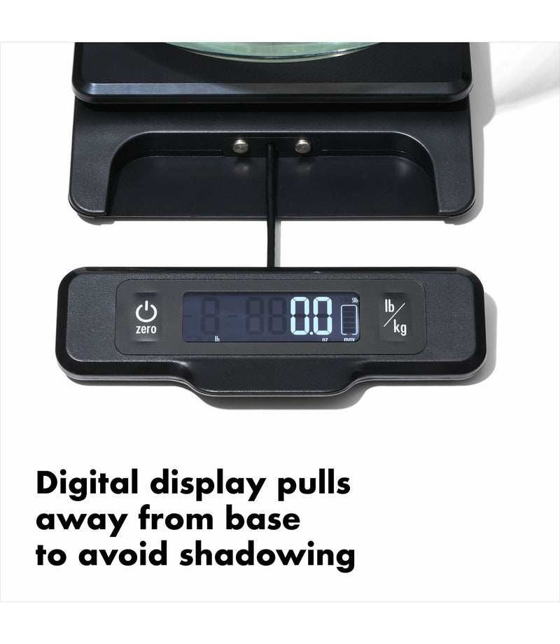 Load image into Gallery viewer, OXO 5 lb Food Scale with Pull-Out Display
