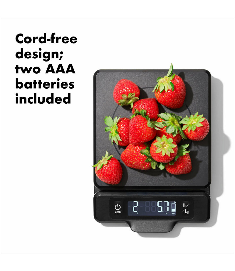 Load image into Gallery viewer, OXO 5 lb Food Scale with Pull-Out Display
