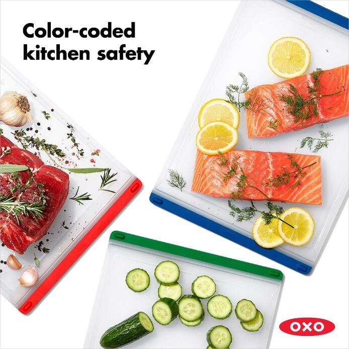 Load image into Gallery viewer, OXO 3-Piece Everyday Cutting Board Set
