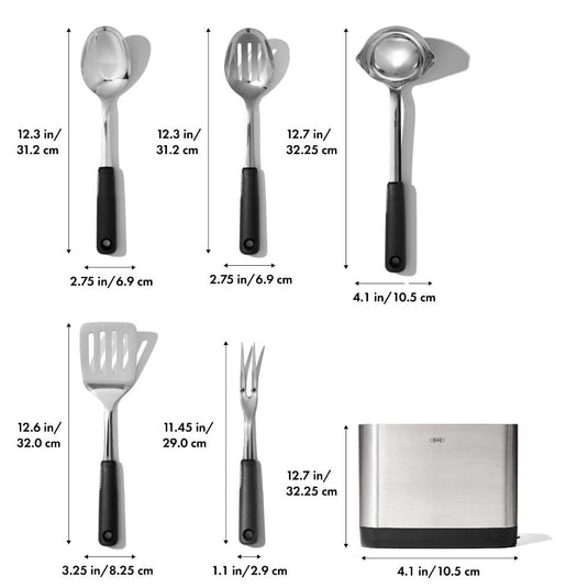 OXO 6-piece Prep & Serve Kitchen Tool Set