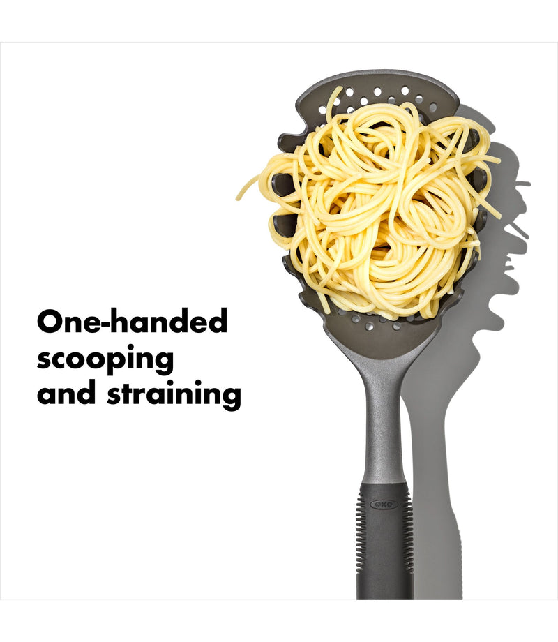 Load image into Gallery viewer, OXO Pasta Scoop Strainer
