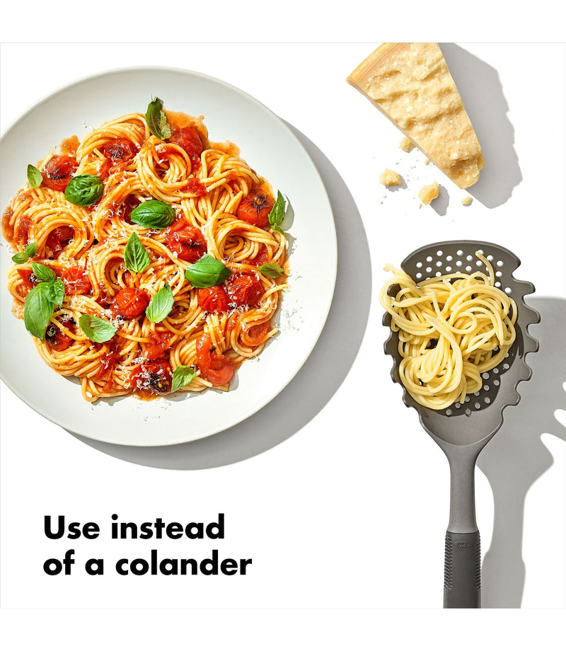 Load image into Gallery viewer, OXO Pasta Scoop Strainer
