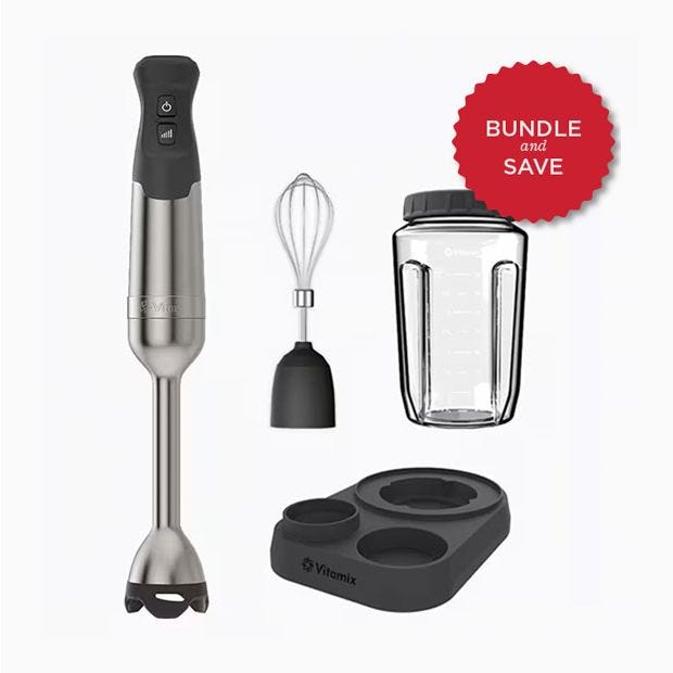 5-Speed Immersion Blender 4-Piece Bundle