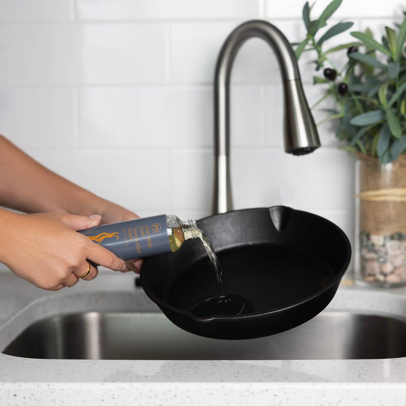 Load image into Gallery viewer, Outset Cast Iron Cleaning Set
