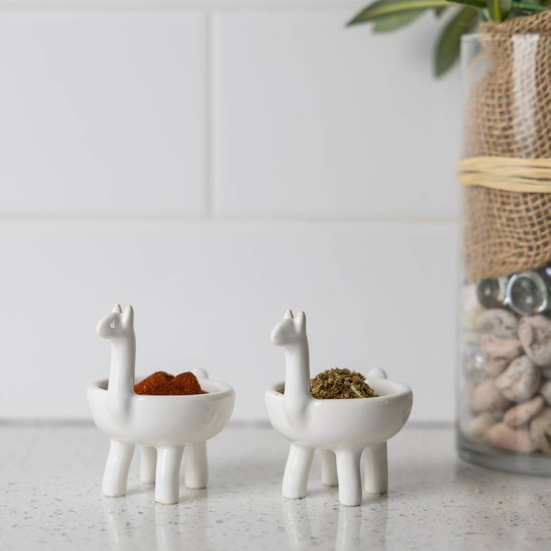 Load image into Gallery viewer, Fox Run Ceramic Pinch Bowls Llama
