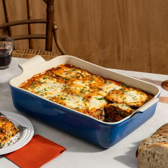Load image into Gallery viewer, Le Creuset Heritage Deep Rectangular Lasagna Dish
