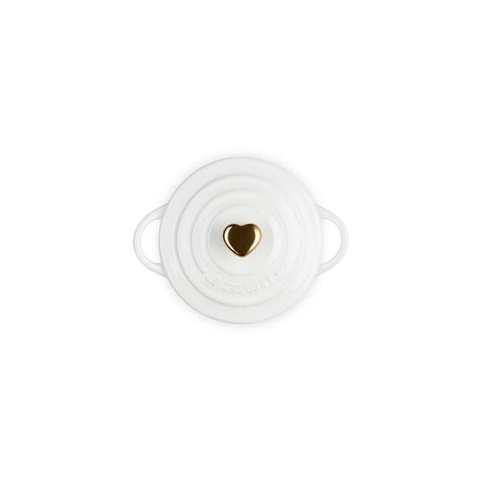 Le Creuset Mini Cocotte with Gold Heart Knob