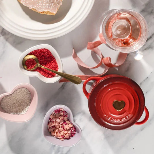 Le Creuset Mini Cocotte with Gold Heart Knob