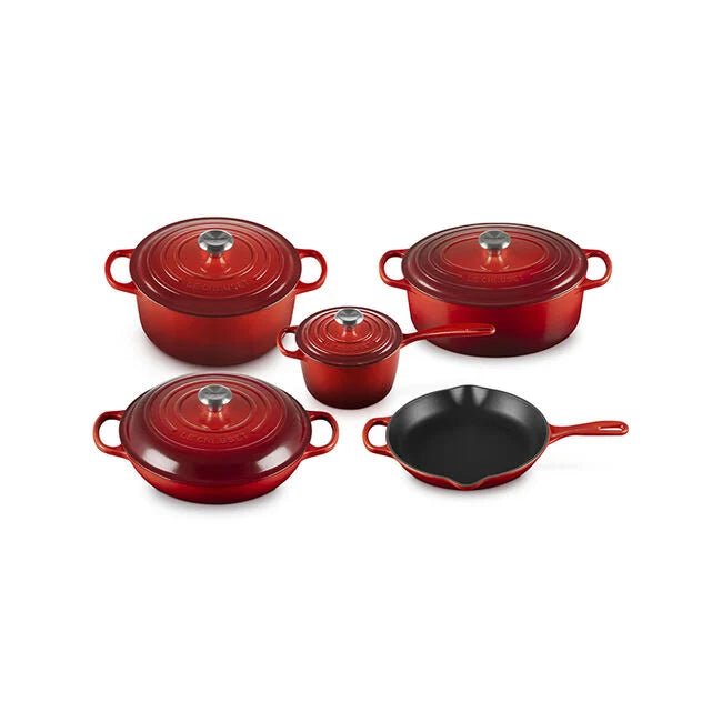 Load image into Gallery viewer, Le Creuset Signature 9-Piece Cookware Set
