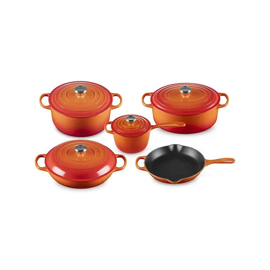 Le Creuset Signature 9-Piece Cookware Set