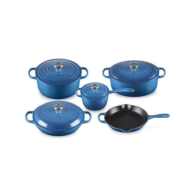Load image into Gallery viewer, Le Creuset Signature 9-Piece Cookware Set
