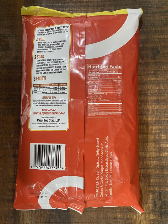 Cajun Two Step Seafood Boil 4 lb Bag