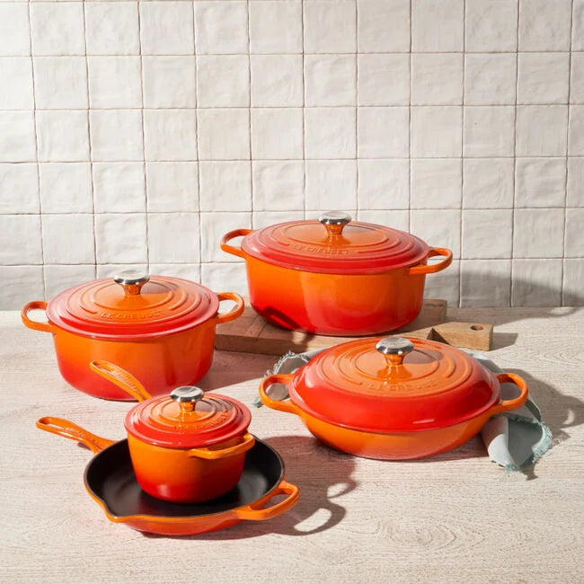 Load image into Gallery viewer, Le Creuset Signature 9-Piece Cookware Set
