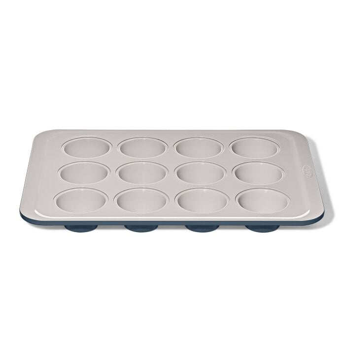 Load image into Gallery viewer, OXO Non-Stick Pro Ceramic Coated Metal Bakeware 12 Cup Muffin Pan
