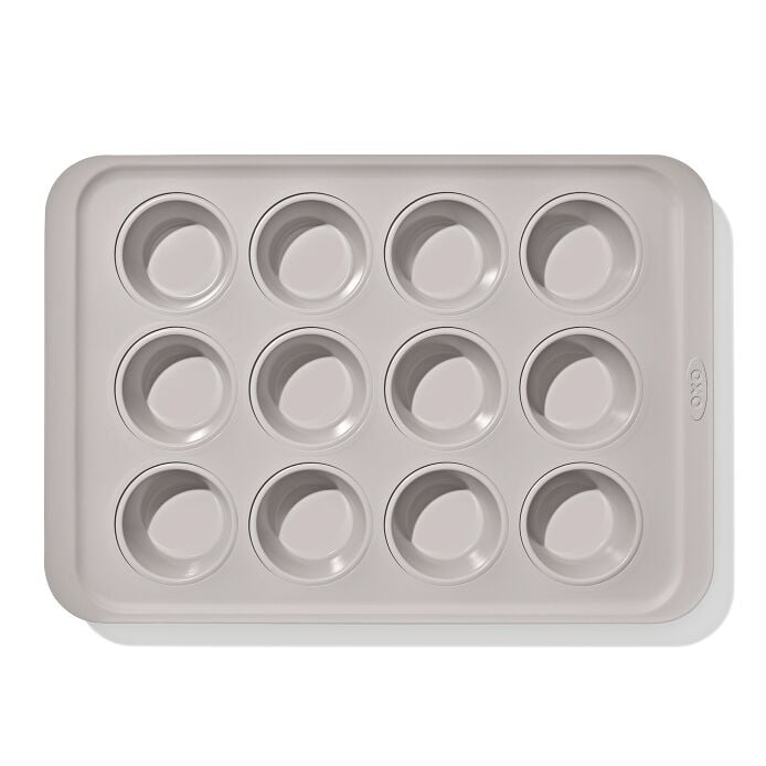 Load image into Gallery viewer, OXO Non-Stick Pro Ceramic Coated Metal Bakeware 12 Cup Muffin Pan
