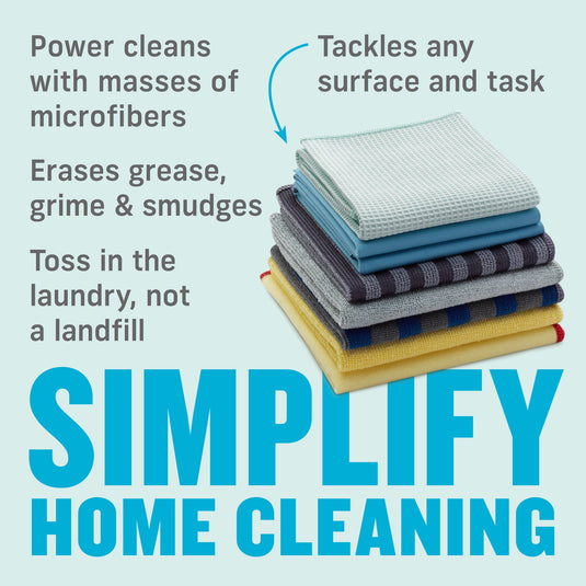 E-Cloth Home Cleaning Pack 8-Pack