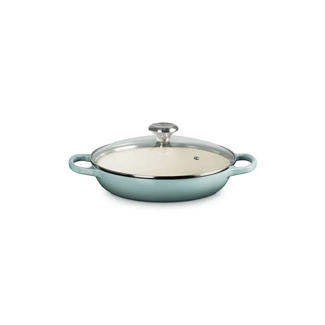 Le Creuset Signature Round Braiser with Glass Lid 2 1/4 qt.
