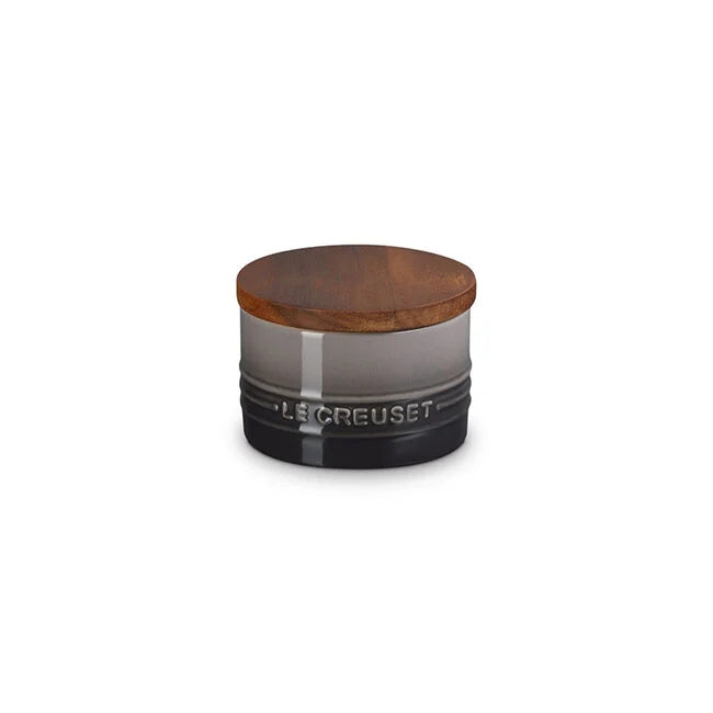 Le Creuset Salt Cellar with Wood Lid 7 oz.
