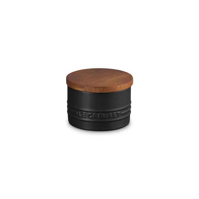 Le Creuset Salt Cellar with Wood Lid 7 oz.