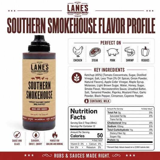 Lane's BBQ: Southern Smokehouse BBQ Sauce