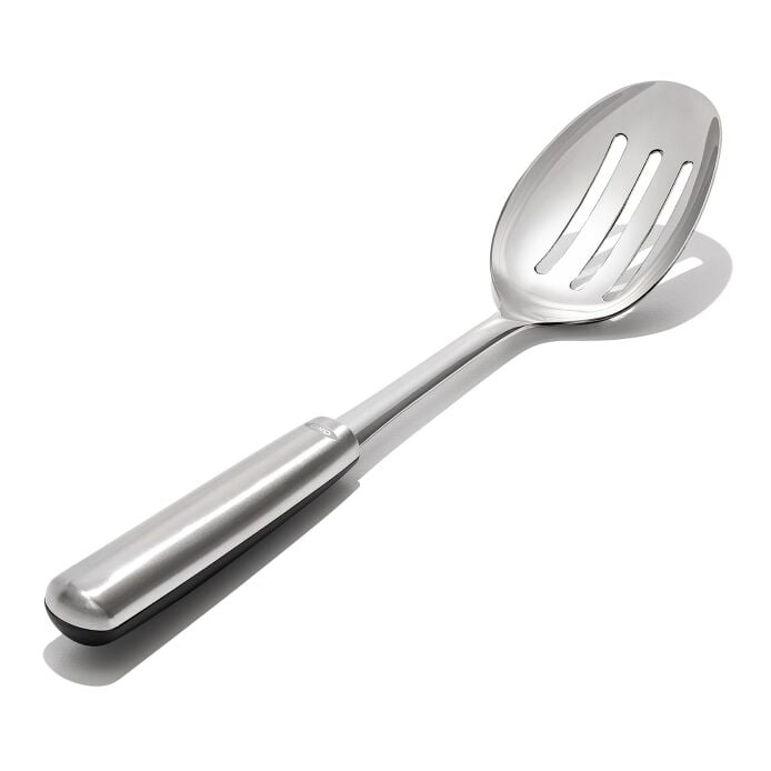 Load image into Gallery viewer, OXO Steel Slotted Cooking Spoon
