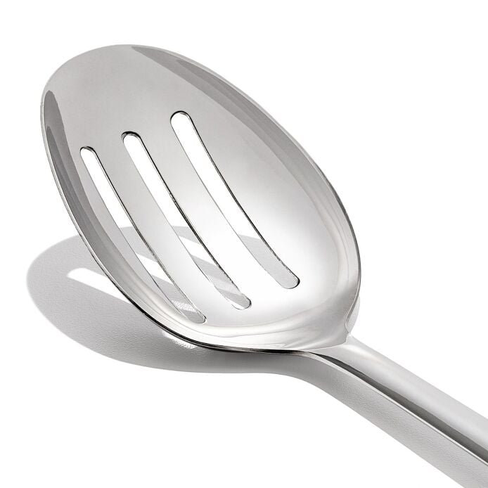 Load image into Gallery viewer, OXO Steel Slotted Cooking Spoon
