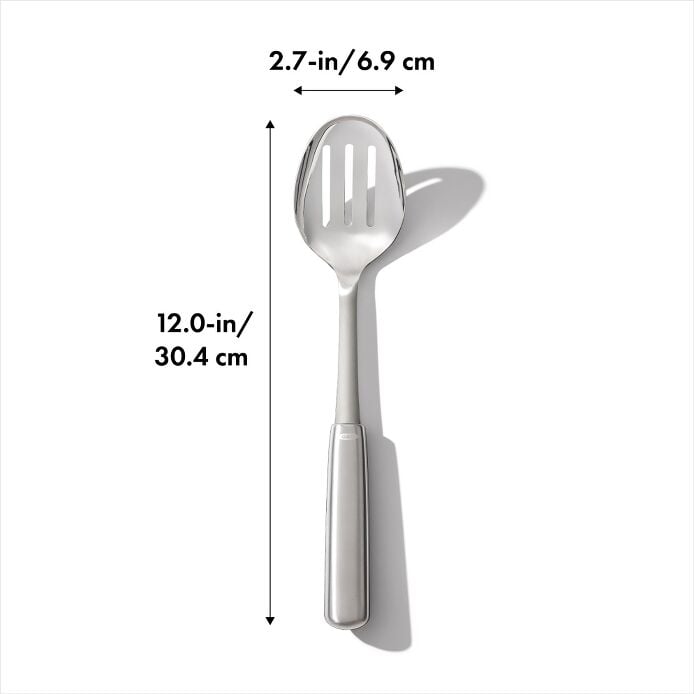 Load image into Gallery viewer, OXO Steel Slotted Cooking Spoon
