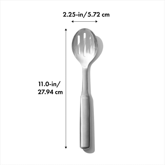 Load image into Gallery viewer, OXO Steel Slotted Serving Spoon
