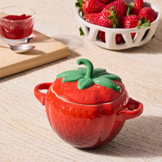 Load image into Gallery viewer, Le Creuset Strawberry Mini Cocotte
