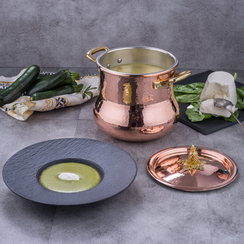 Load image into Gallery viewer, Ruffoni Historia Copper Belly Soup Pot - 5.5qt
