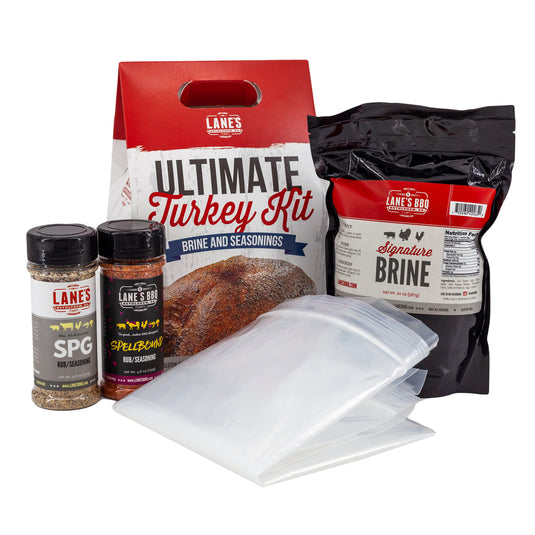 Lane's BBQ: Ultimate Turkey Brine Kit with Bag