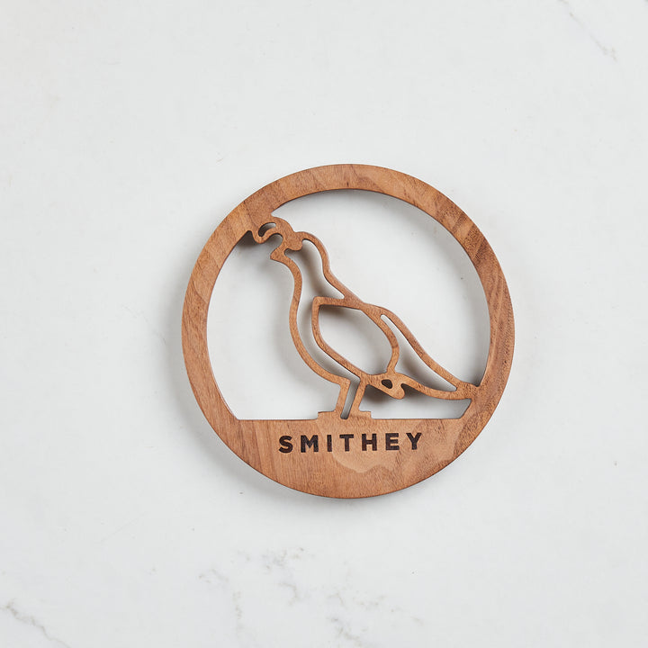 Load image into Gallery viewer, Smithey Ironware Walnut Trivet
