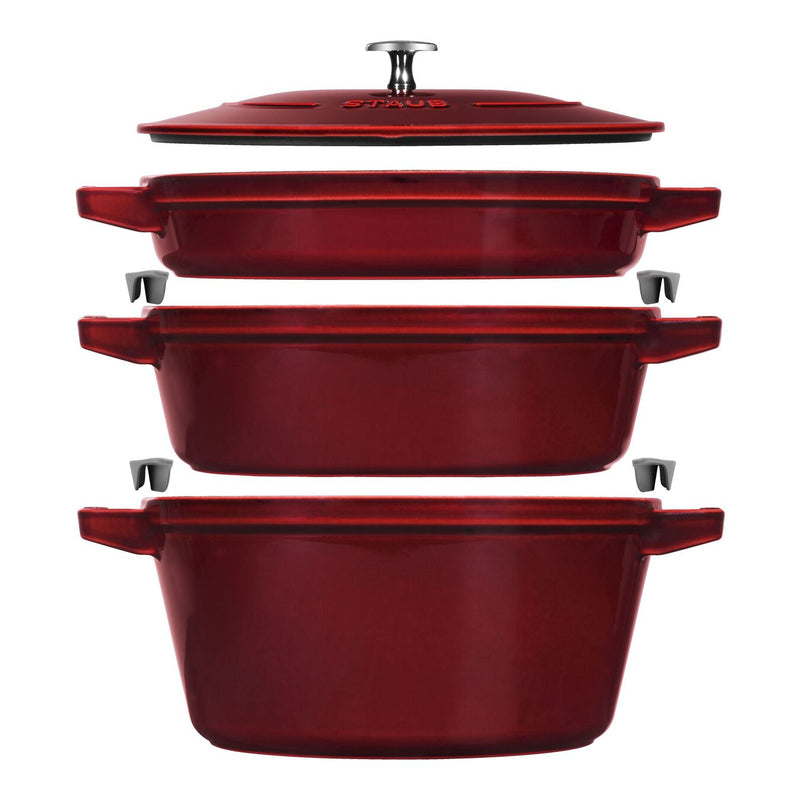 Load image into Gallery viewer, Staub Stackable 4-Piece Set
