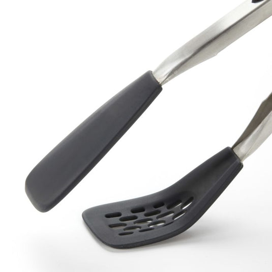 OXO Stainless Steel Silicone Flexible Tongs