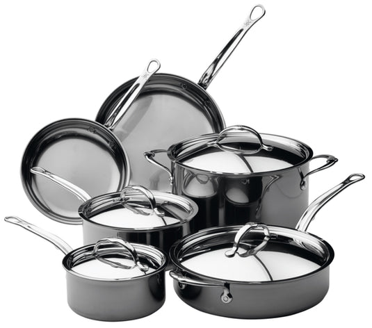 Gotham Steel Non-Stick 10 Piece Square Frying Pan and Cookware Set 602850