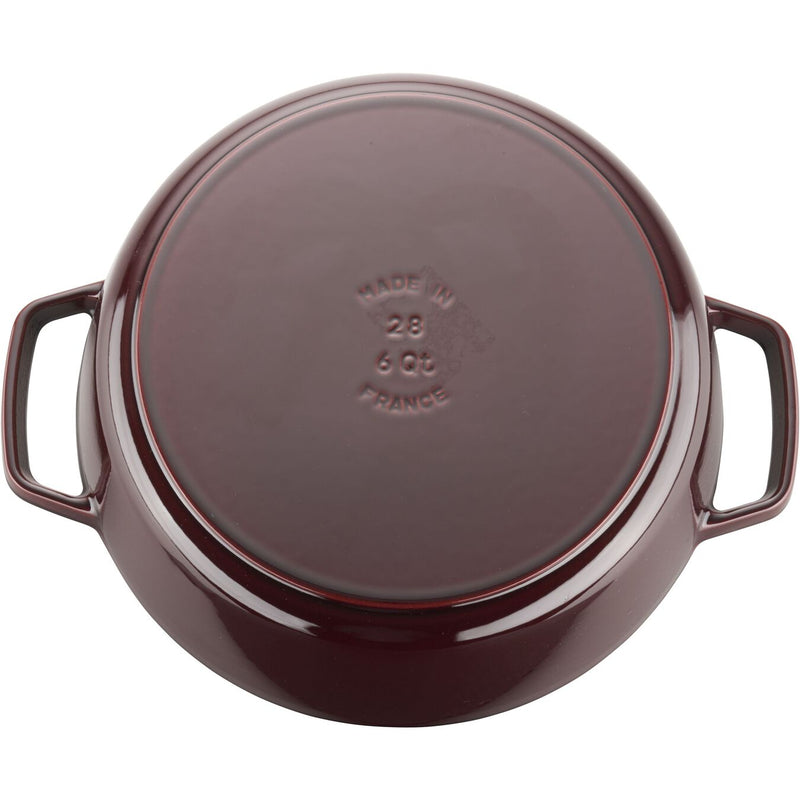 Load image into Gallery viewer, Staub Pig Shallow Cocotte Cochon 6 Qt.
