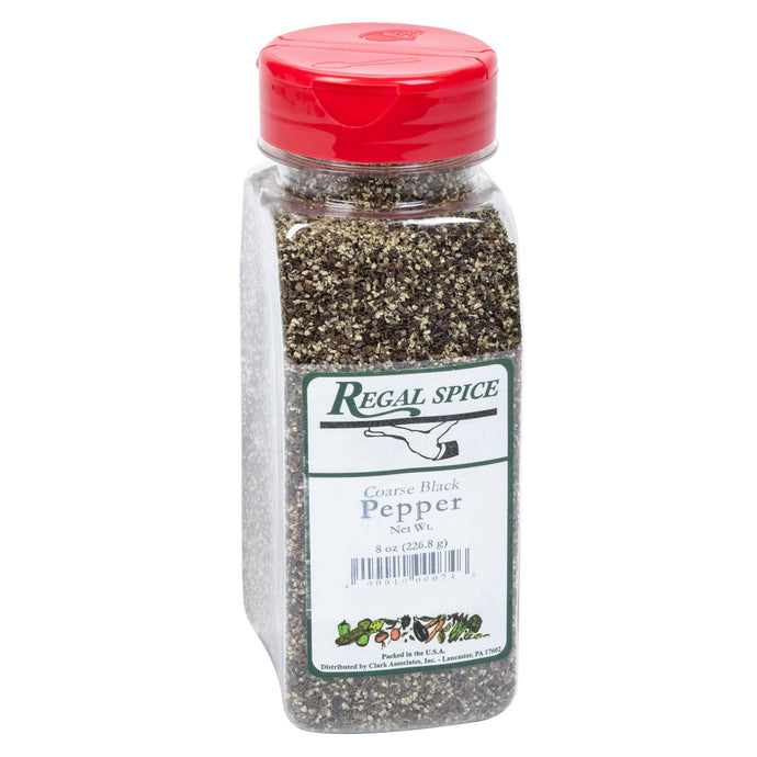 Regal Spice Coarse Black Pepper – 8 oz.