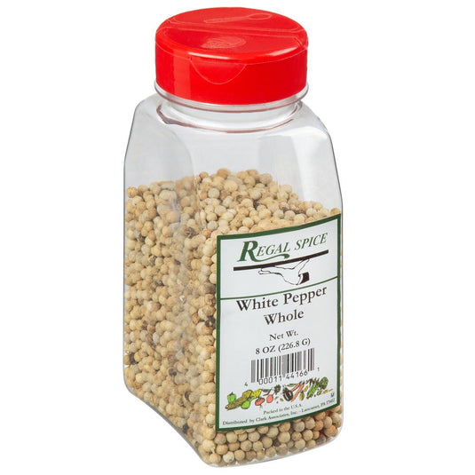 Regal Spice Whole White Peppercorn – 8 oz.