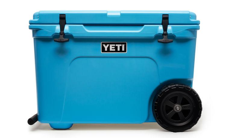 YETI Tundra Haul Wheeled Insulated Chest Cooler, Aquifer Blue at