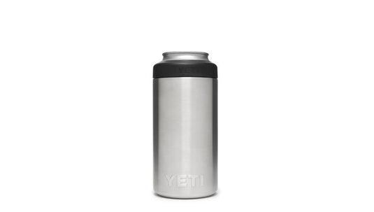 Yeti Rambler 16 oz Colster Tall Can Cooler Stainless Steel