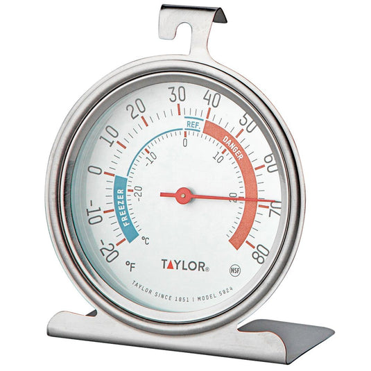 Taylor Refrigerator/Freezer Thermometer w/ 3" Dial Face