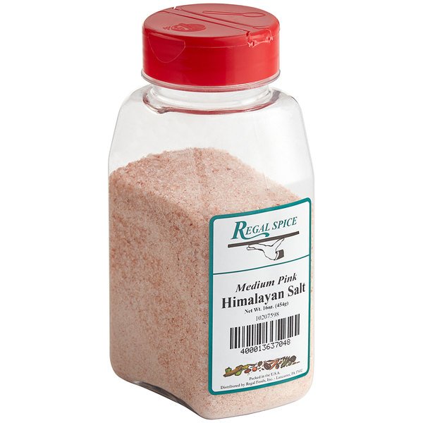 Regal Spice Medium Grain Pink Himalayan Salt – 1 lb.