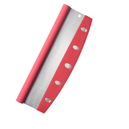 Guardini Plat à Pizza 28 Cm Rossana - Acier Antiadhésif Rouge Et Gris, Fabriqué En Italie, Idéal Pour Pizzas Et Focaccias