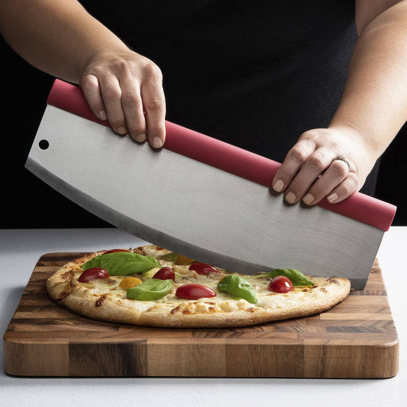 Load image into Gallery viewer, Cousin Luca&#39;s Rocking Pizza Cutter with Blade Guard
