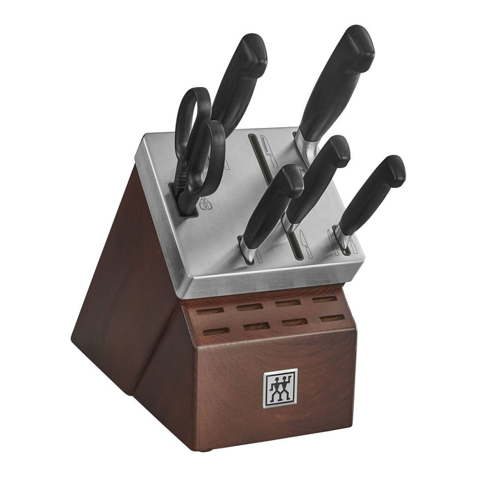 Zwilling Four Star 7pc Self Sharpening Knife Block Set