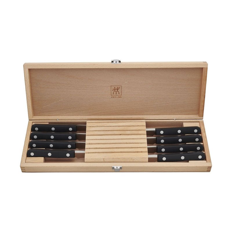 Load image into Gallery viewer, Zwilling Twin Gourmet 8-Piece Steak Knife Set w/ Wood Case
