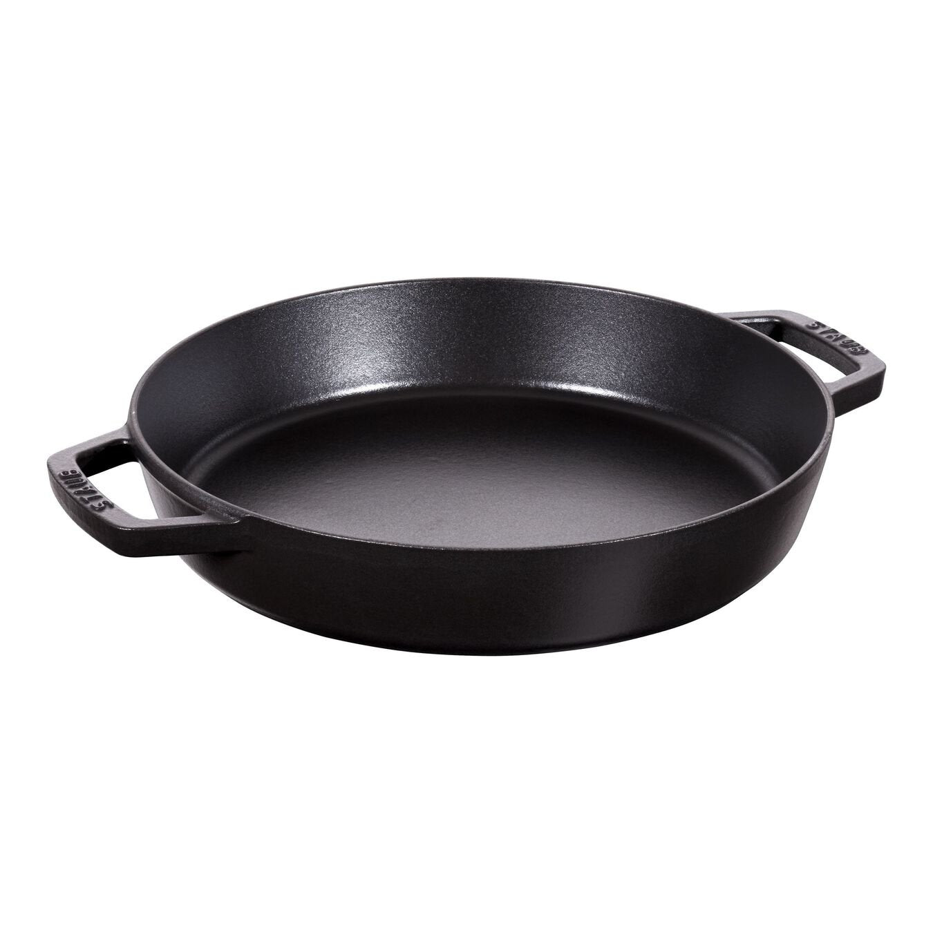Staub Enameled Cast Iron Double Handle Fry Pan 13