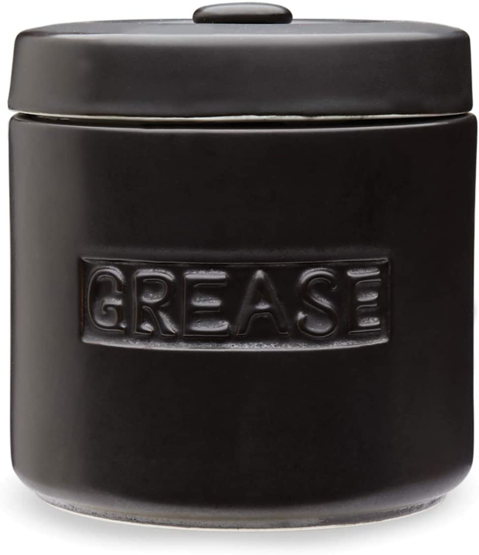 Fox Run Black Grease Container